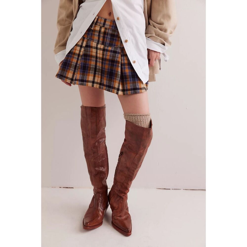 Free People Maggie Over-the-Knee Tailored Boots - Picture 2 of 15